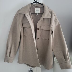 Avec Les Filles Taupe Utility Jacket
